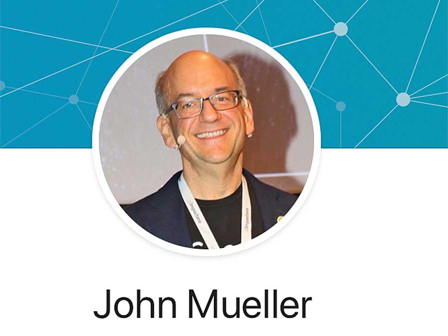 Foto von John Mueller, SEO-Apostel bei Google