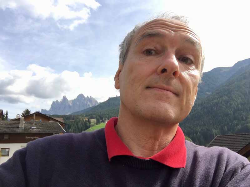 Reinhard Mohr, Suchmaschinenoptimierer aus München, auf SEO-Urlaub in Südtirol