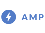 Das AMP-Logo als Beispiel für eine beschleunigte SEO-Technik.